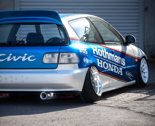 Edelstahl sportauspuff honda - ,